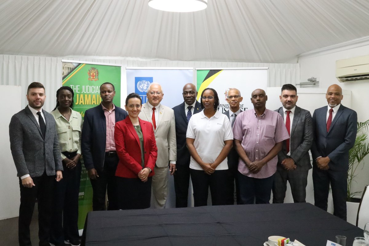 mojofficialjm's tweet image. #FirstClassJusticeSystem: Exchange Partnership
A delegation from #Rwanda now in Jamaica to conduct needs assessment for electronic case management system @jamjudiciary. 
@mojofficialjm @UNDPJamaica @CanadaDev @Rwanda_Justice  @UNDP_Rwanda @RIB_Rw  @Delroychuckjm @Bryansykesjm