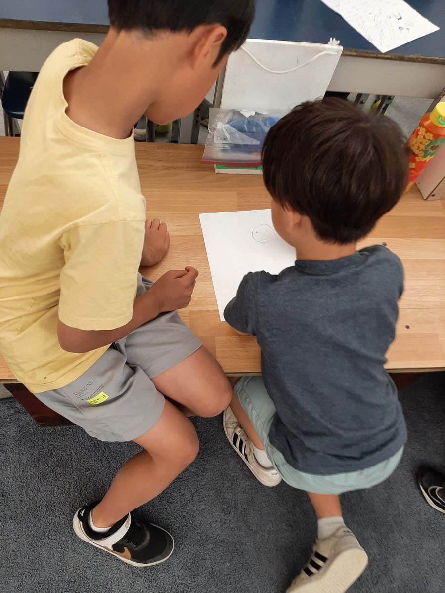 MrMsClass43's tweet photo. Measurement.  Partner A looks at a picture in the hall then goes in class and describes the pic to B.  B tries to draw it using A's words.  This shows why Measurement is important. https://t.co/ACQ91Br3Bn