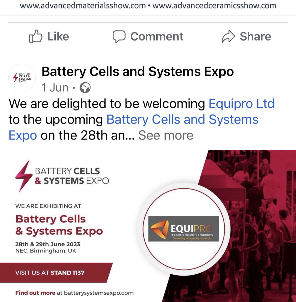 Equipro_Fire's tweet image. Lithium battery fires a concern? Check out the Equipro stand at the Battery Cell and Systems expo at the NEC this week where we will showcase a range of proven &amp;amp; third party tested manual &amp;amp; automatic fixed systems that stop thermal runaway and put out Li-ion Battery fires fast.