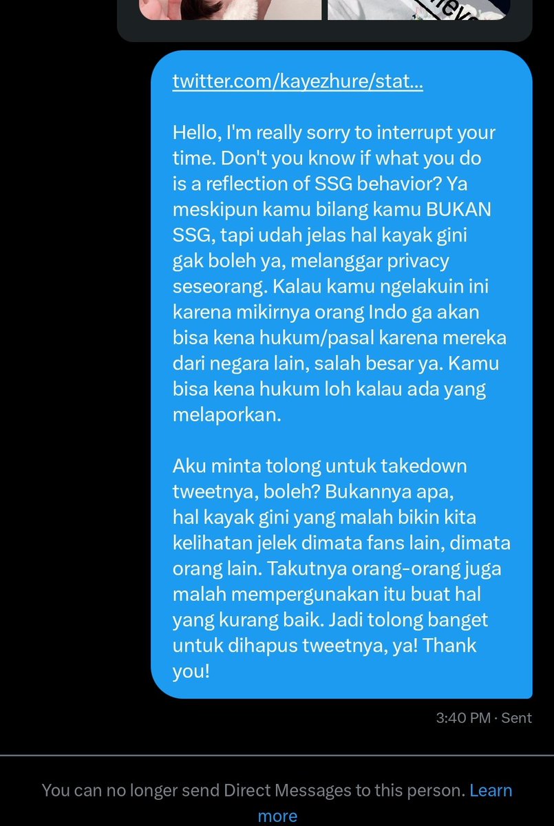 Help RT, please? 

Yang lihat ini, aku minta tolong untuk bantu report or tegur akun @/kayezhure, ya. Dia ngejualin akun kayak yang tertera di gambar. Sebelumnya sudah aku tegur dia melalui DM, tapi akunku malah diblockir. :)

Ayo, tolong banget kalo jadi fans yang bijak. Jangan