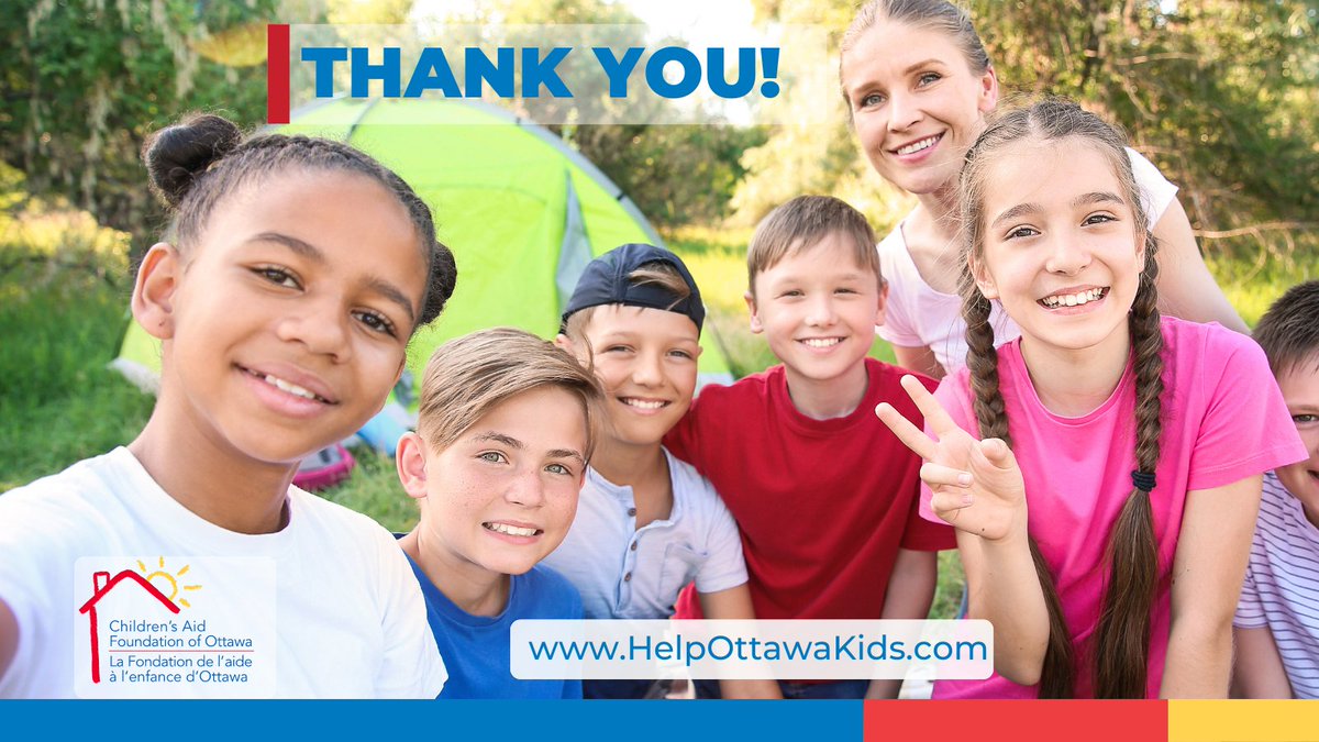 ☀️⛺️ Summer Camp is now a possibility for 130 care-involved kids! THANK YOU, Ottawa Dream Launchers, for giving them their first-ever camp experience &amp; for brightening their lives. They will attend day camps, sleep-away, equestrian, special needs and family camps. ⛺️☀️