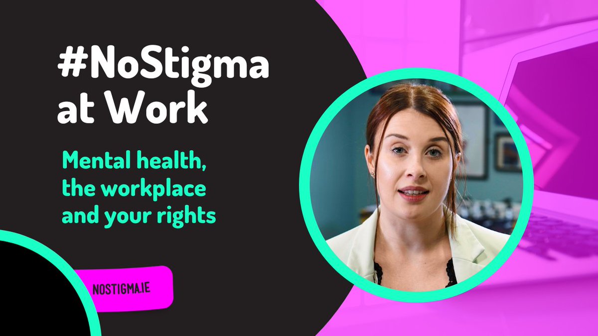 StPatricks's tweet image. Nobody should experience #mentalhealth stigma at work.

See our #NoStigma resources to learn about:

🔹 our rights and laws protecting us from workplace discrimination
🔸 reasonable accommodations #employers must make
🔹 supports for employees

and more.

stpatricks.ie/media-centre/v…