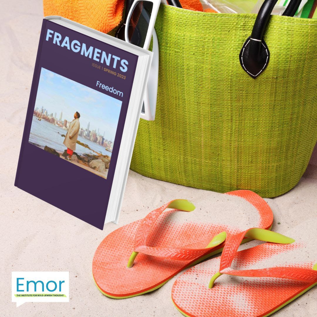 Are you looking for a #beachread on #freedom for the #FourthofJuly?

The first issue of our publication, "Fragments," is the book for you. Featuring poetry, essays, and more on bold #Jewish thought, there is plenty to reflect on.

🏖 📖 Grab your copy: tinyurl.com/3u7zpn39