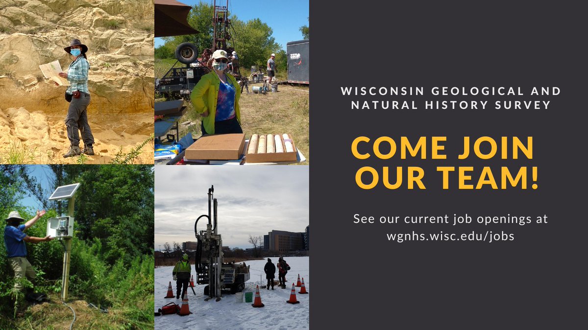 WGNHS's tweet photo. 🚨 Want to join our team at #WGNHS? We're #hiring a Communications and Outreach Specialist!

Applications are due July 18th, 2023  — for more info and how to apply, visit our website!

➡️https://t.co/yY2aBR7C9X 

#sciencecommunication #SciComm  #geoscience #earthscience https://t.co/o5Yr1s2tHq