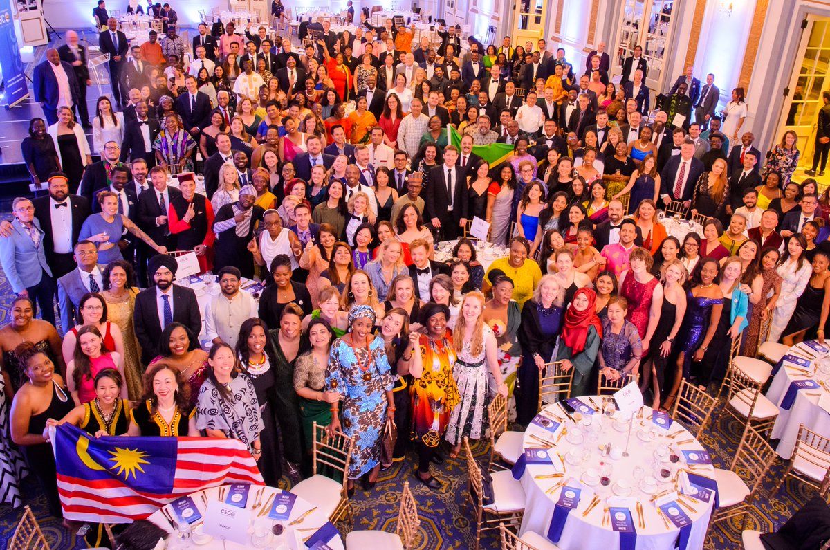 csc2023's tweet image. What a way to wrap up #CSC2023 - the Commonwealth Study Conference – a gala closing dinner in Montreal with 260 members from 35 nations speaking 70 languages. This incredible group embraced the mission to help build leadership capacity across the Commonwealth! #Leadership