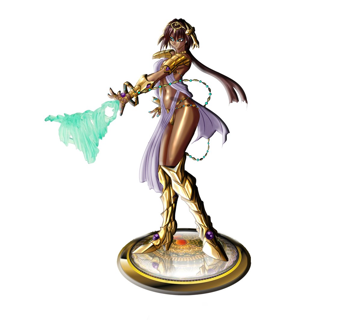 She's here!  The 4th of our Constancy Roa figures is none other then Osiris!  This striking figure is great to display on your shelf or cabinet!  Grab yourself one on our #Kickstarter today!👁️(link below) #announcements