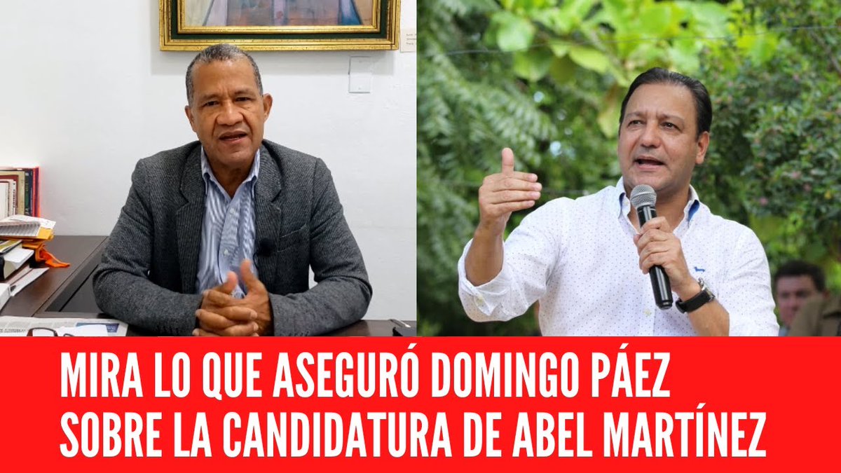 noticiasatv25's tweet image. MIRA LO QUE ASEGURÓ DOMINGO PÁEZ SOBRE LA CANDIDATURA DE ABEL MARTÍNEZ
youtu.be/A6uP2yshzPY
#rccmedia #zolfm #UltimoMomento