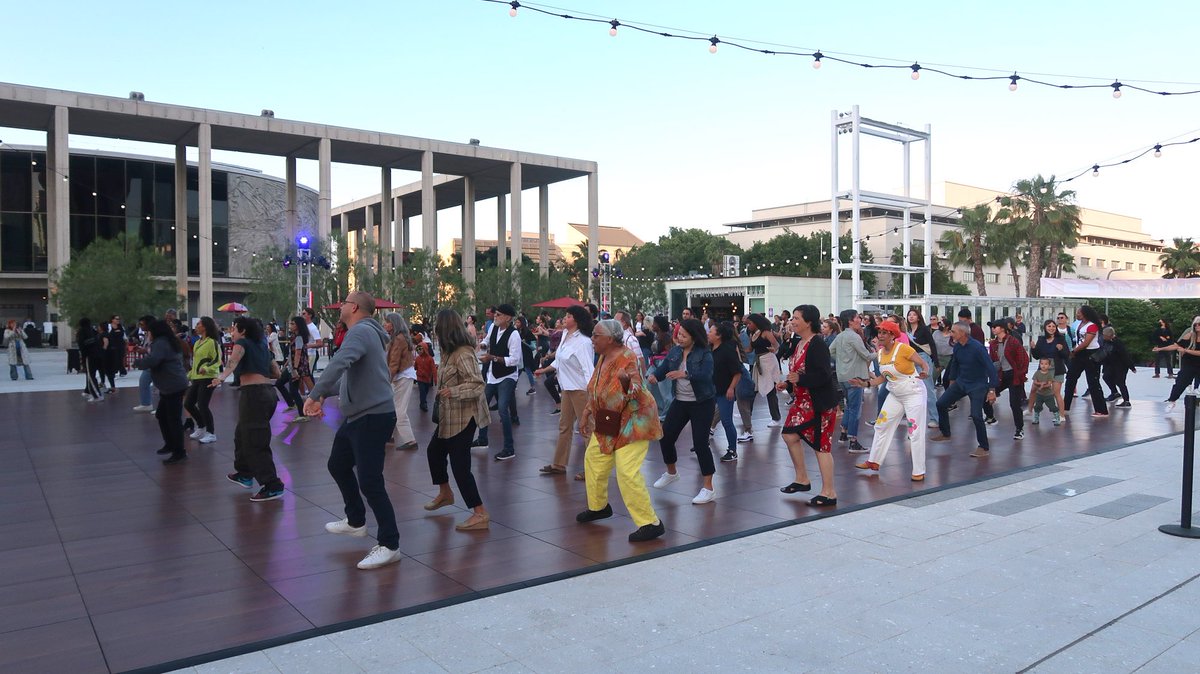 LAvsHate's tweet photo. Last Friday's Dance DTLA at @MusicCenterLA was a hit, showcasing hip-hop beats, dance lessons, and honoring its 50th anniversary from Bronx in 73. We celebrated hip-hop's legacy, connecting with Angelenos. Swipe left for event highlights! #LAvsHate #LosAngeles #DanceDTLA #HipHop https://t.co/JzFEWLrFBN