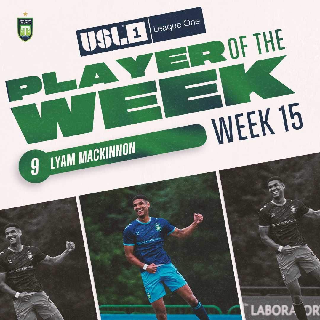 Fastest hat trick ✅
Most goals in a single game ✅
Week 15 POTW ✅

Lyam MacKinnon earned his second Player of the Week honor after his record-breaking performance on Wednesday! Leo Castro also made an appearance on Week 15's TOTW!

📰 Read more: bit.ly/3Pt3KdO