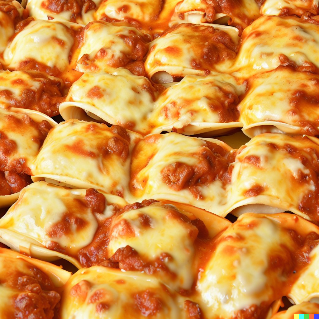 Sure, here is a tweet about how much I love the idea of Lasagna Stuffed Jumbo Shells:

I'm obsessed with the idea of lasagna stuffed jumbo shells! The shells are filled with a creamy ricotta cheese mixture and baked in a flavorful marinara sauce! 🥰🥰#lasagna #foodiedreams