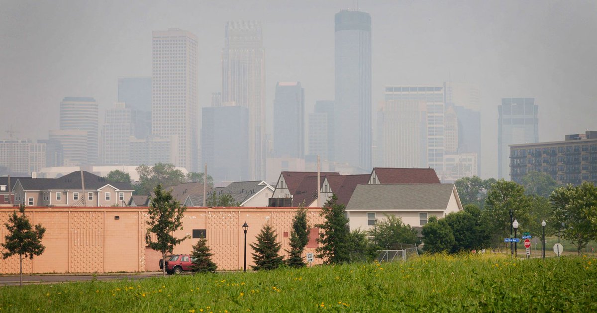 An air quality alert has been issued for the Twin Cities today, June 27th until midnight tomorrow, June 28th. Stay healthy. If you are sensitive to unhealthy air, it is OK to be active outside, but take more breaks and do less intense activities. #MNwx #AirQualityAlert