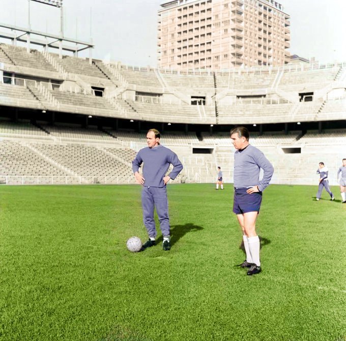 Nostalgia Futbolera ® on Twitter "Ferenc Puskas y Alfredo Di Stéfano