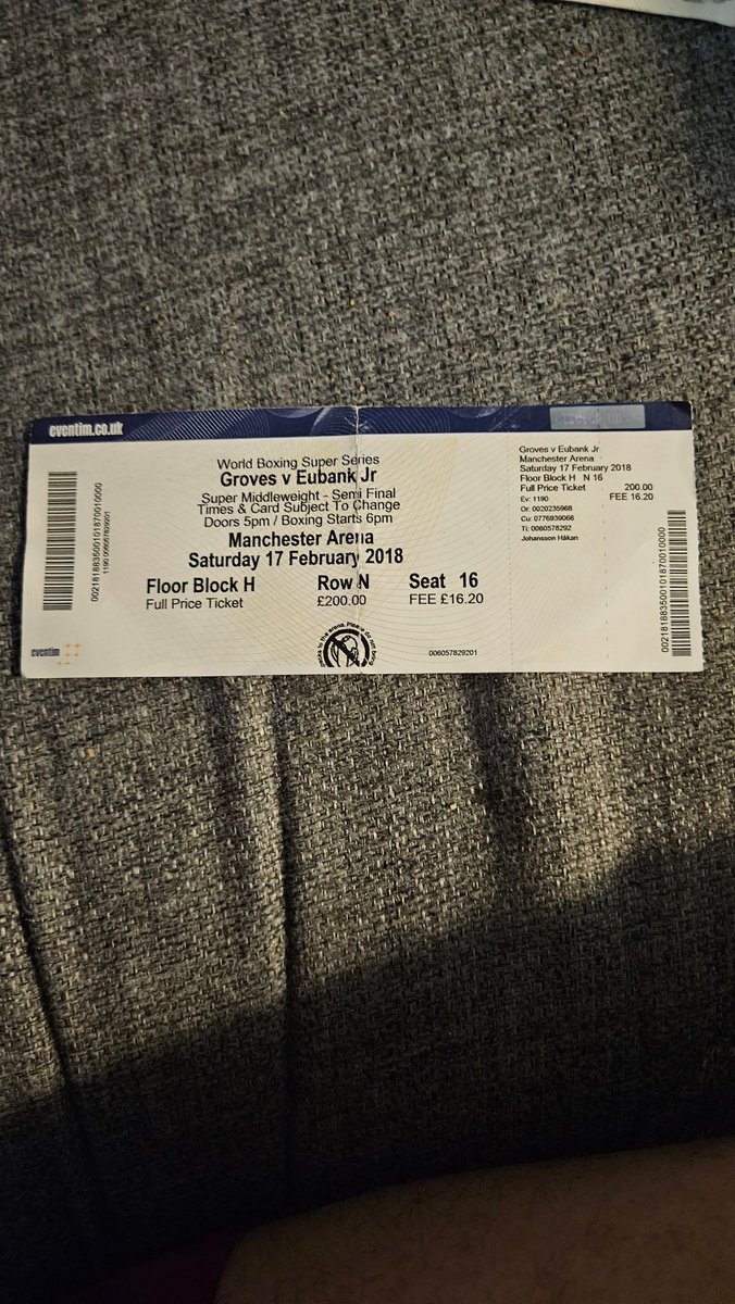 h_hkan's tweet photo. Tickets for Boxing. Tickets on your phone,E-Ticket to print from mail or a ticket was used to be before internet to keep as a souvenir.I love souvenir tickets.We don't get so many tickets like this now #BoxingTickets #MobileTickets #ETickets #PaperTickets https://t.co/5mFPmpgeaF