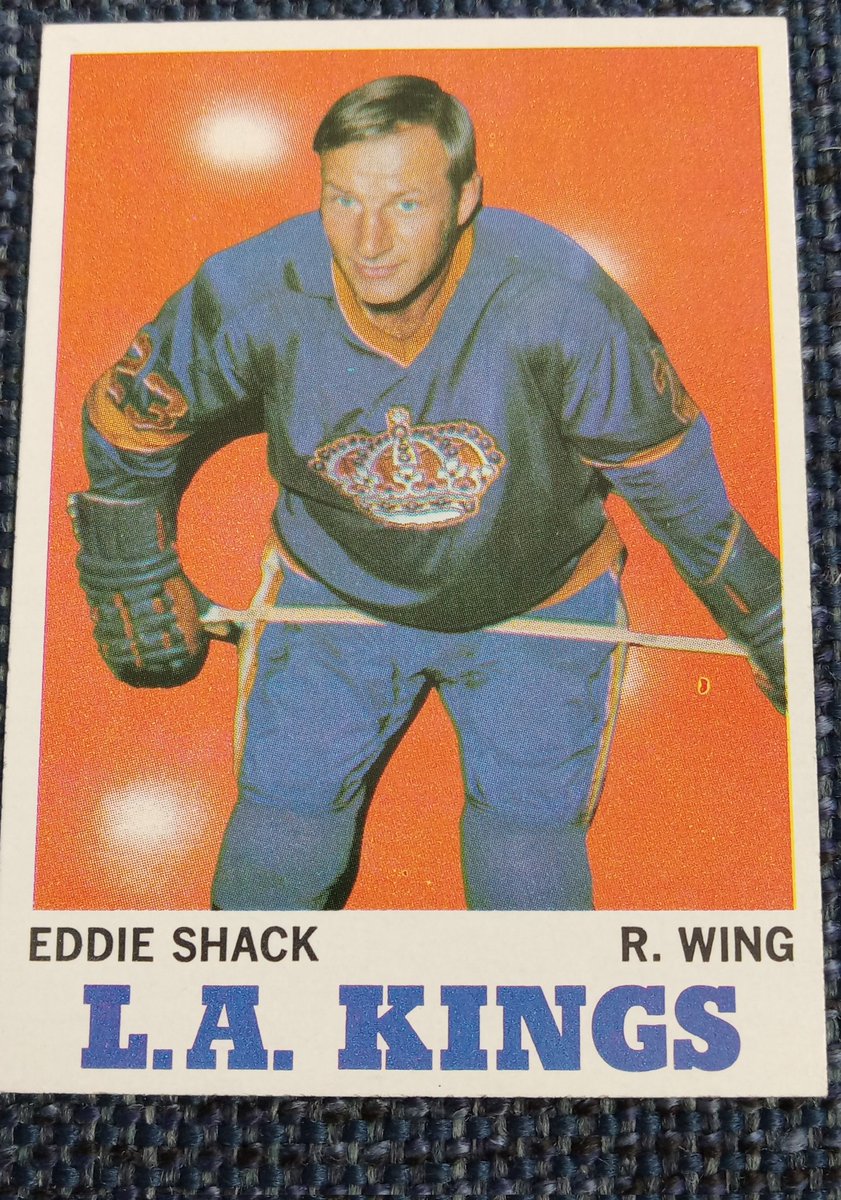 delspacefranco's tweet image. This #EddieShack was a #RAK from @thecultofben, who purchased it to help complete my 1970-1971 #Topps #hockey set. I'm blown away by the gesture, @thecultofben! Thank you Thank you!