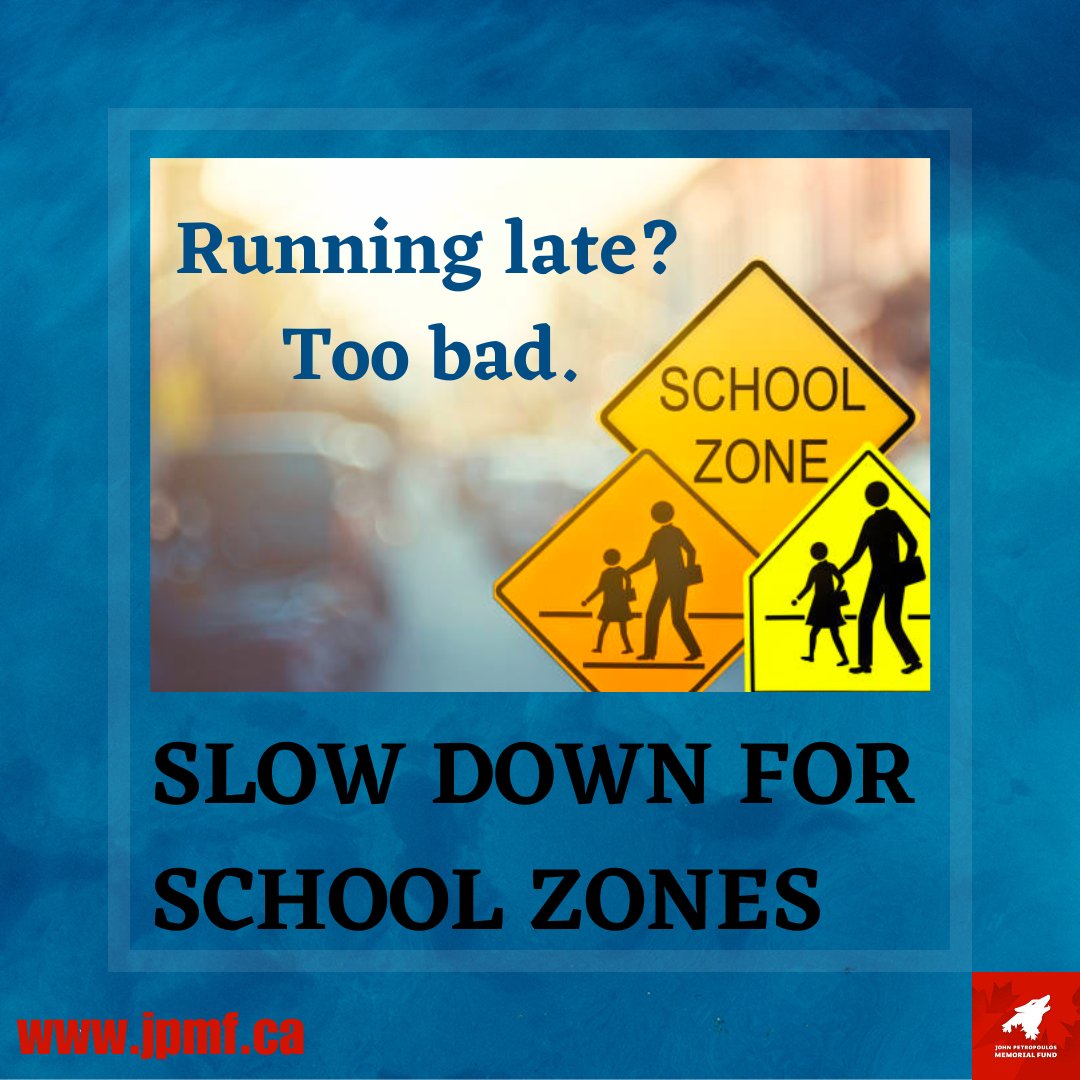 Kids are still in school for a few more days.

Please slow down.

#kidsafety #slowdownforschoolzones