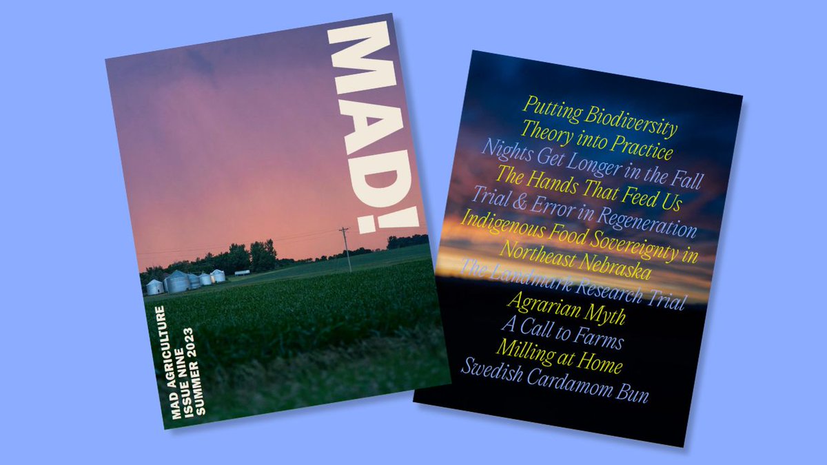 ISSUE 9 of the Mad Ag Journal is HERE

Twice a year, we get the ultimate privilege of sharing stories from stewards of the land and advocates within the regenerative movement. Check it out &gt;&gt;
madagriculture.org/shop/magazine