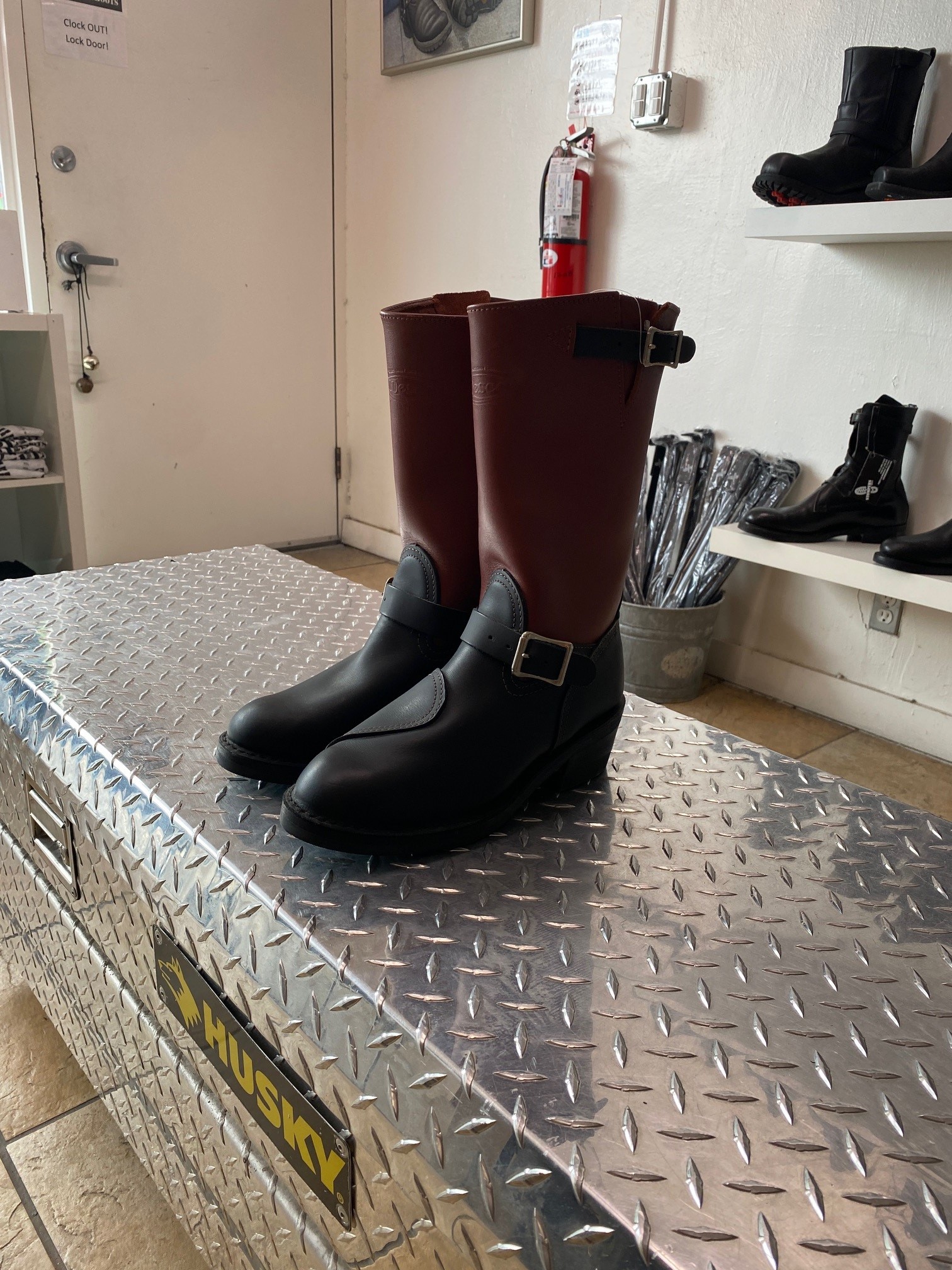 Door supervisor shop boots