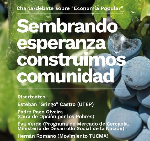 'Sembrando esperanza construimos comunidad' 
- La Fundación Tierra Fértil Argentina junto a otras organizaciones realizaran una charla/debate sobre Economía Popular este viernes 30 de ... -
#EconomíaPopular
infobaires24.com.ar/sembrando-espe…