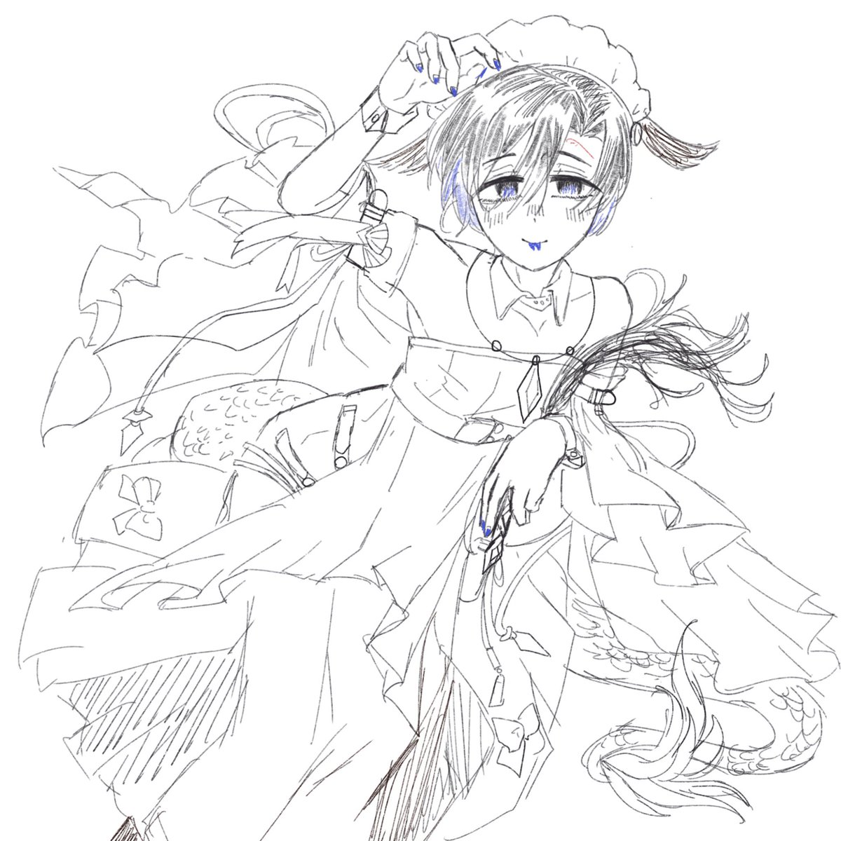 Demian but he's wearing Kjera's maid outfit