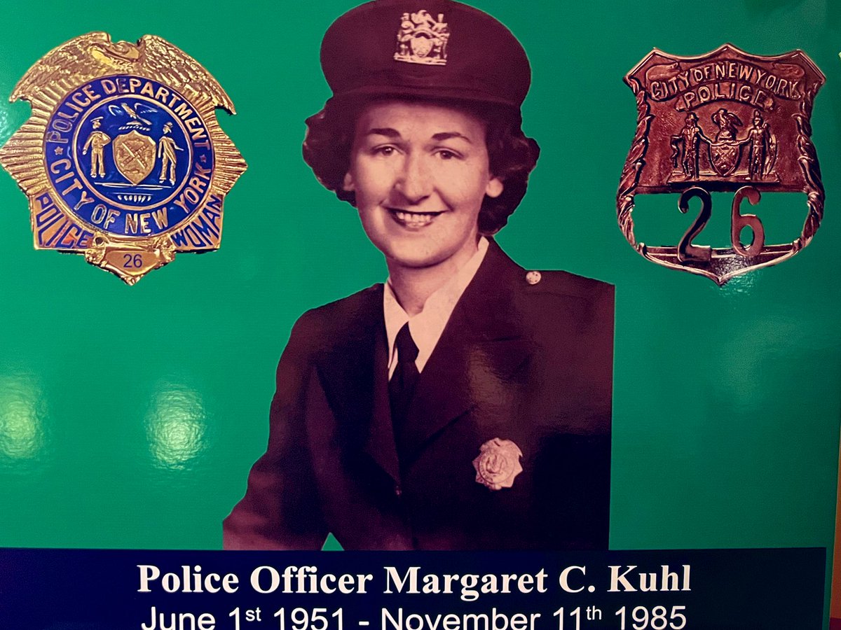 NYPD Ceremonial Unit on Twitter "Police Officer Margaret Kuhl retired