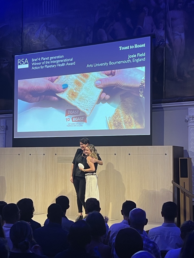 RSADesignAwards's tweet photo. Congratulations to all of our amazing Student Design Award winners collecting their beautiful Stepping Stones designed by @Materialise_MCD @theRSAorg https://t.co/RCbB5TDCwn