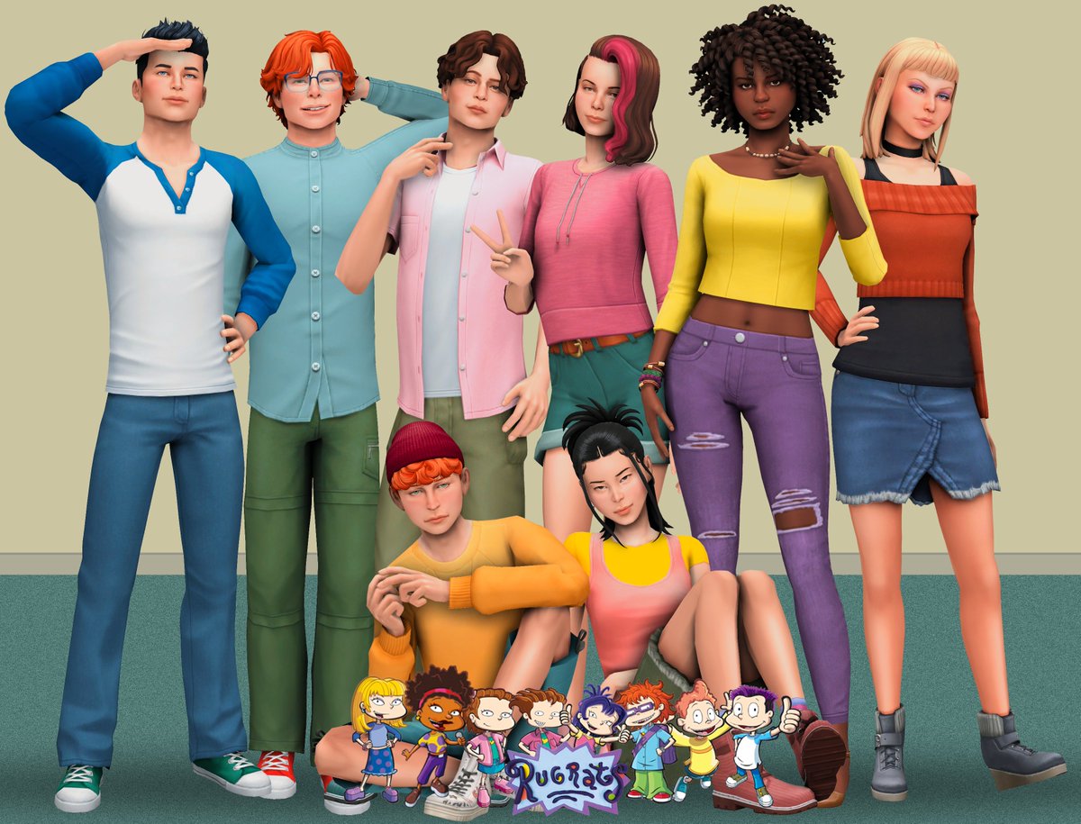 Gave my Rugrats sims a refresh #ShowUsYourSims #thesims4