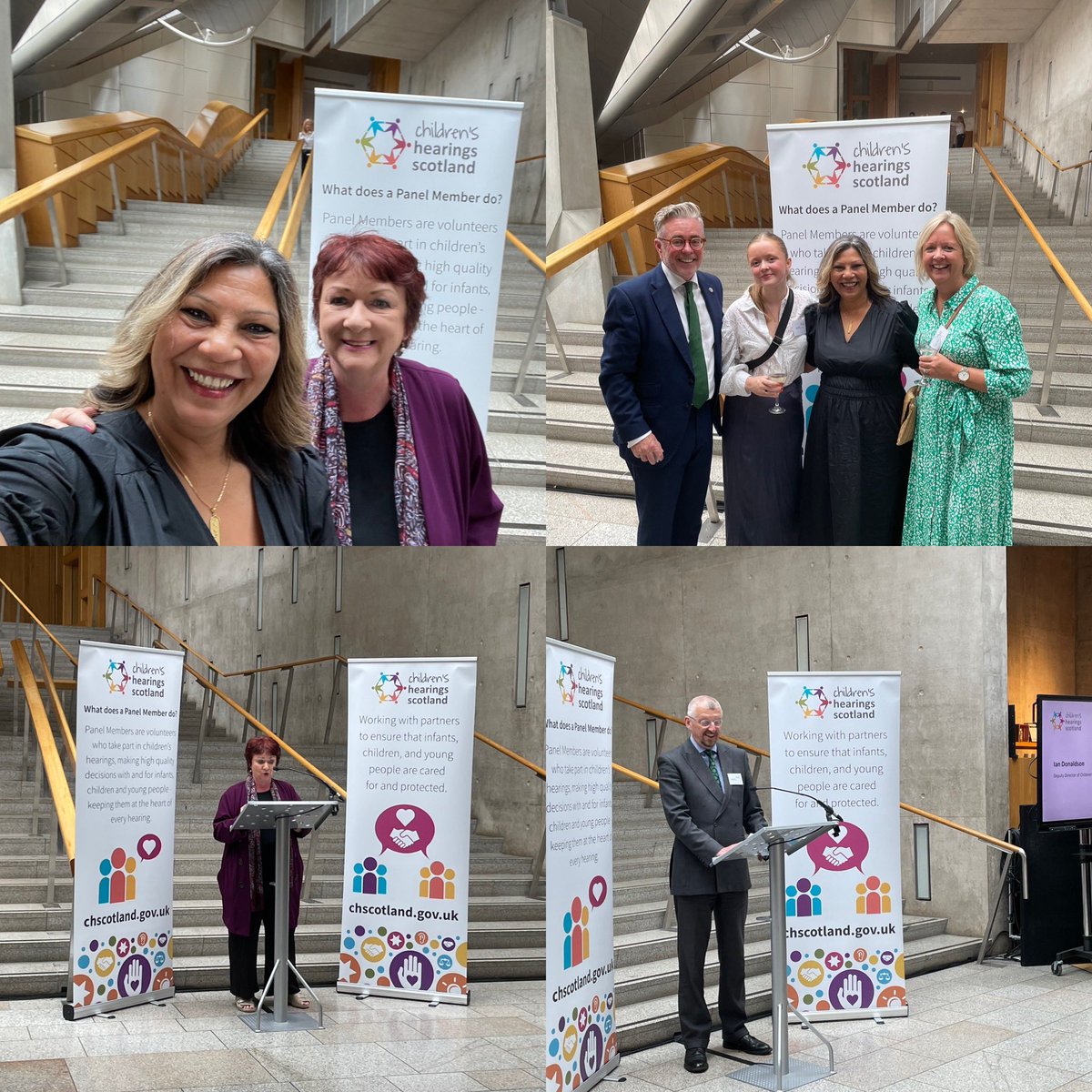 Thanks to @RonaMackaySNP for sponsoring the @CHScotland celebration event @ScotParl good to hear about their excellent work with some of our most vulnerable youngsters and the awesome panel members #keepthepromise #UNCRC