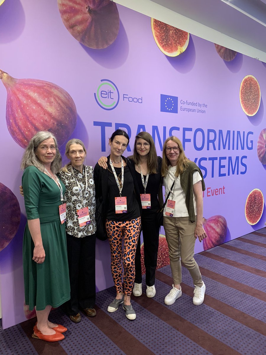 <a href="/helsinkiuni/">University of Helsinki</a> team joining <a href="/EITFood/">EIT Food</a> #eitfood2023. So proud of our multidisciplinary #innovation team from <a href="/AgriForHelsinki/">Faculty of Agriculture and Forestry</a> <a href="/SocSciHelsinki/">Faculty of Social Sciences, HelsinkiUni</a>  <a href="/Ruralia_UH/">Ruralia-instituutti</a> <a href="/sm_amadae/">SM Amadae</a> transforming #foodsystem #doingtogether #