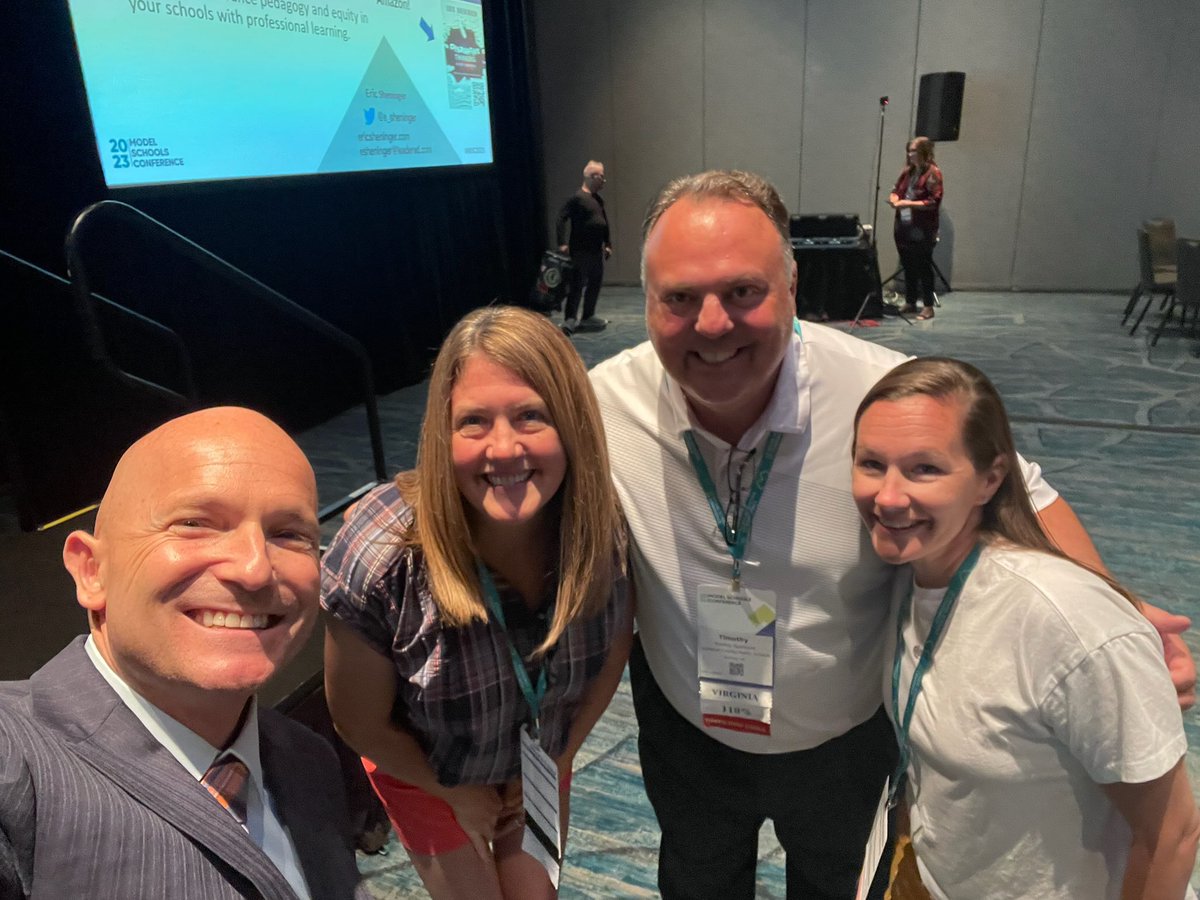 Theme of the conference, BUILD RELATIONSHIPS! Thank you @E_Sheninger for sparking conversations about school leaders needing to be the biggest influencer on relationships in our buildings! @TimSparbanie @MaureenSidorVA #MSC2023