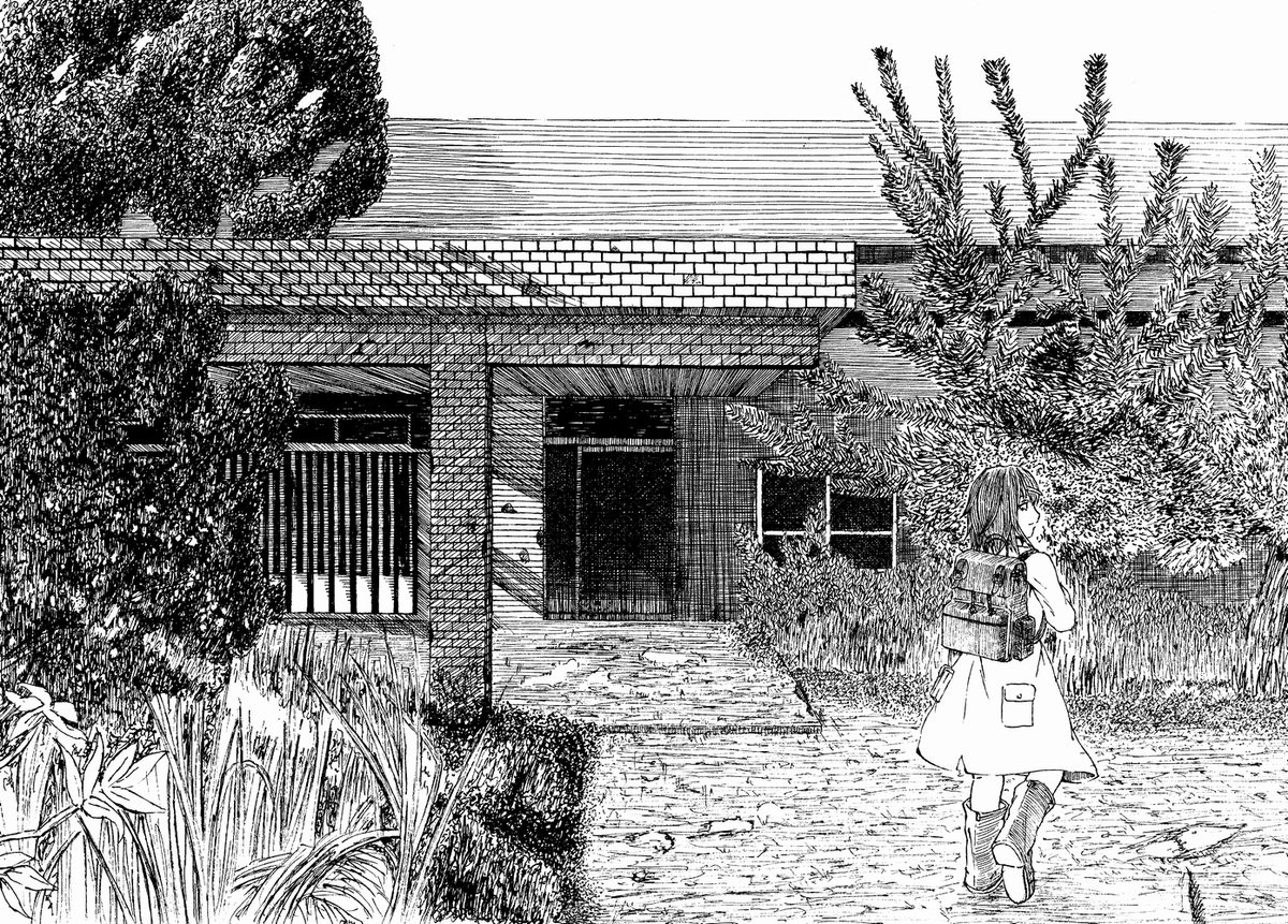 8,9年前の絵。 廃虚というのを表現するのにペン画を選んだのは良かったと思うし今見ても頑張ってると思う。 ただ一枚仕上げるのにあまりに時間がかかってコスパが悪かったり表現したいものとずれたので描かなくなった。またアーティストぶりたくなったらやるかもしれない。 #創作
