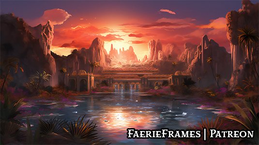 Sunfire Oasis, birthed from misguided ambition, now holds sway as a sacred site. Adventure awaits in divine quests, hidden knowledge, and battles for supremacy. #worldbuilding #Wednesday #DnD #dndart #dnd5e #fantasy #rpg #TTRPGs
