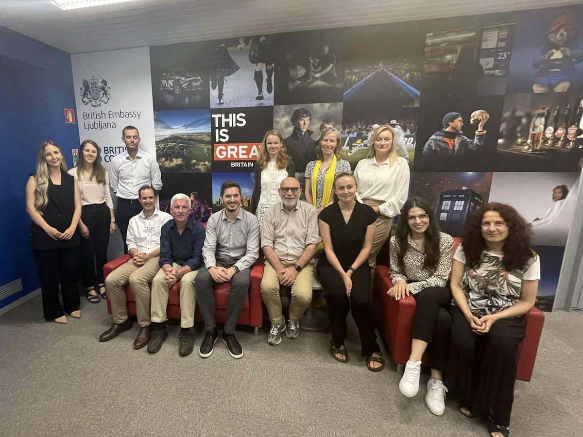 This week <a href="/UKinSlovenia/">British Embassy Ljubljana 🇬🇧🇸🇮</a> is hosting climate and energy attachés from around the FCDO’s Central European Network. Excellent lively discussions on one of 🇬🇧’s top strategic priorities for this region. Thank you <a href="/mope_rs/">Ministrstvo za okolje, podnebje in energijo</a> for kindly sharing your perspective too.