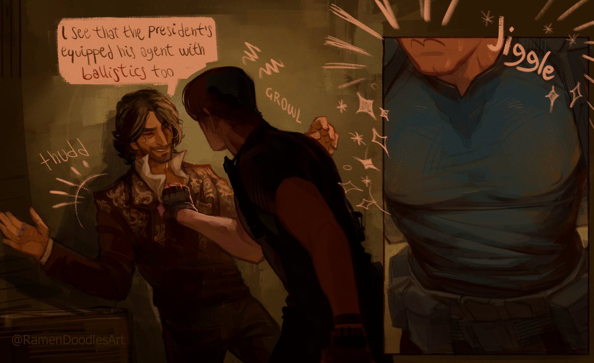 RamenDoodlesArt's tweet photo. Ballistics👀 #ResidentEvil https://t.co/CLnu5uwBw7