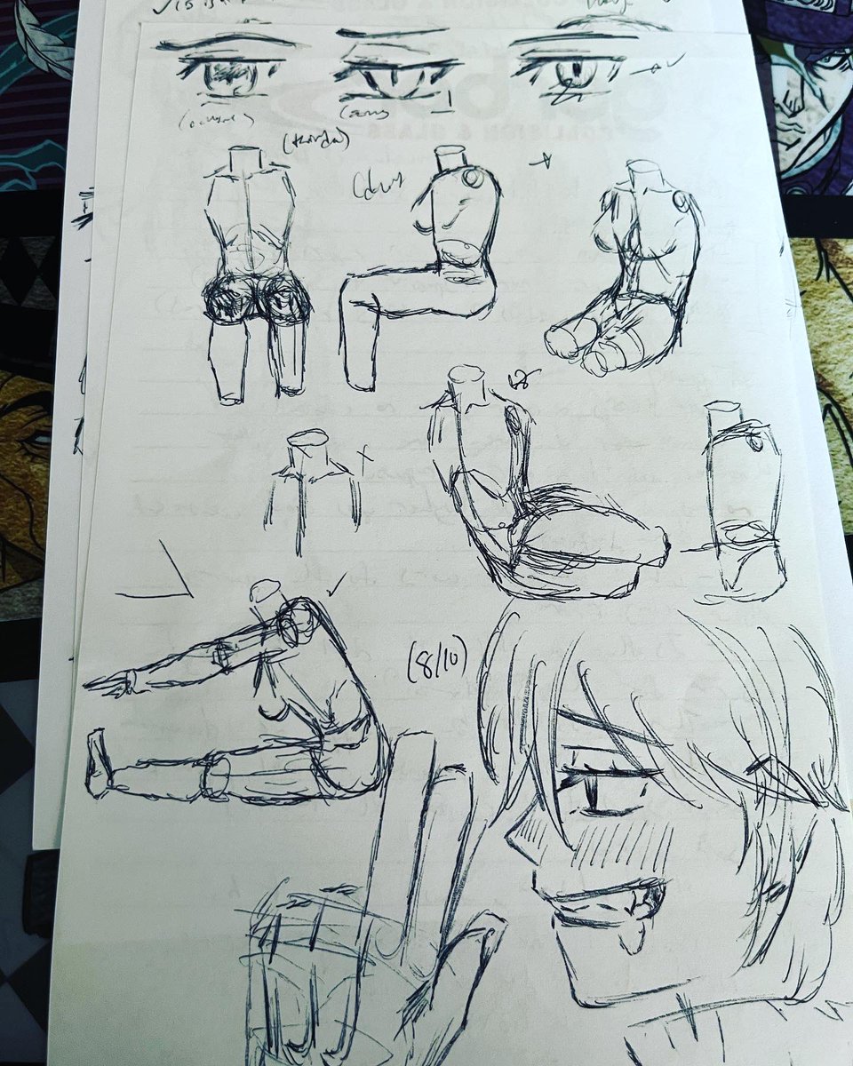 Mei_ito1's tweet photo. Daily practice sketch! #quicksketch #fanart #chainsawman #makima #dynamicposestudy #perspectivestudy #hatchingart #actionlines #animeeyesdrawing https://t.co/30L9lDXohN