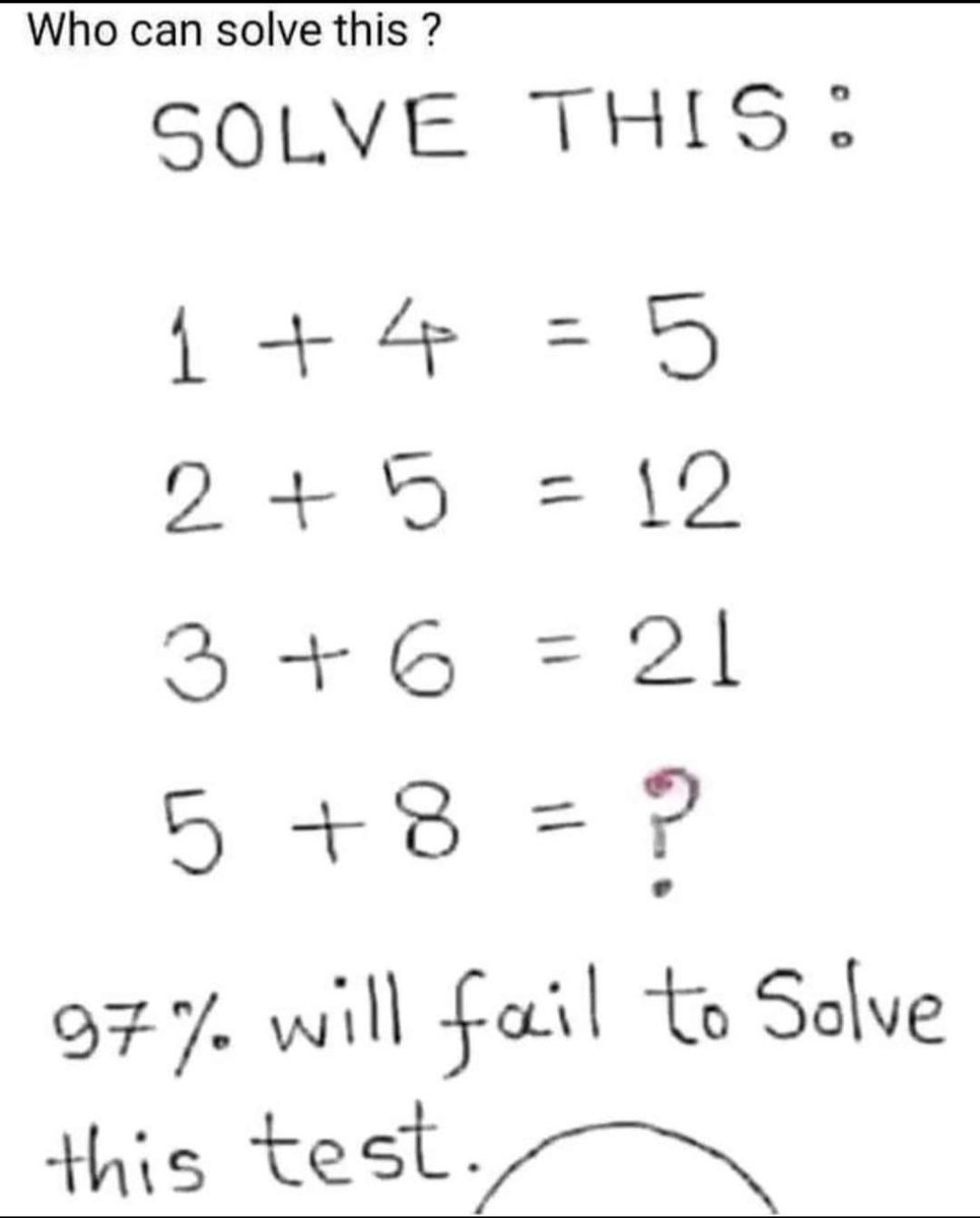 CovingtonLorena's tweet photo. To solve this problem requires a high level of intelligence and sophistication.

Click the link to tell me your answer, there will be a surprise if you answer correctly---> https://t.co/Bc7AewIKY0

#solveit #KAZZAWARDS2023 https://t.co/eKbzJPWY5o
