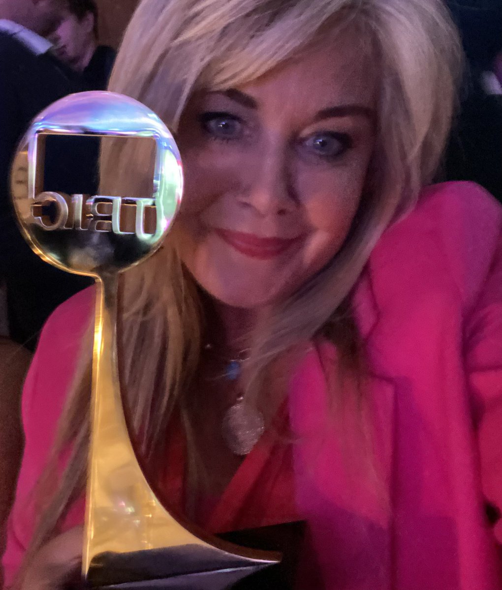 we won 🙌 🏆 so chuffed to be part of an amazing team who make @aplaceinthesun and get awarded #bestdaytime at @TRICawards today. Thanks for having me in your squad @FreeformFFTV