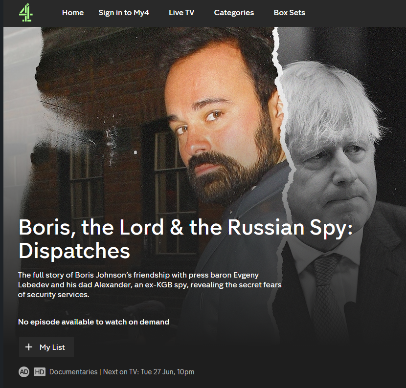 Don't forget Dispatches tonight at 10pm on Channel 4  

channel4.com/programmes/bor…… 

#BorisTheLiar #borisbrokebritain