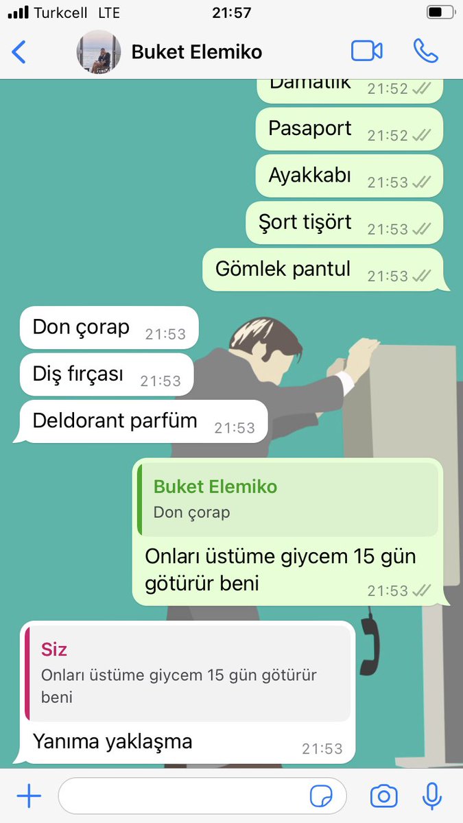 bu gidişle duş almamı da bekler benden evlilik çok zor