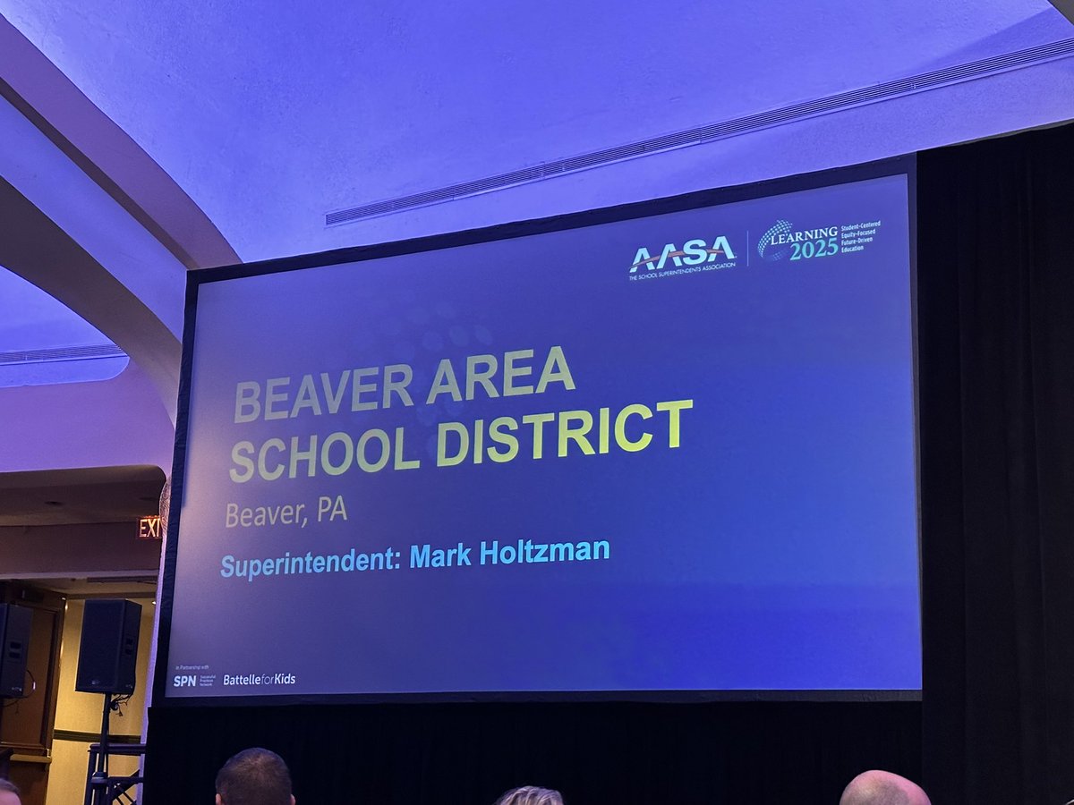 Congratulations to the Beaver Area School District on being recognized at the AASA Learning 2025 National Summit in Washington D.C. as a Demonstration District to Watch!  #BobcatProud #FutureReady @AASAHQ @SPNconnect #Learning2025