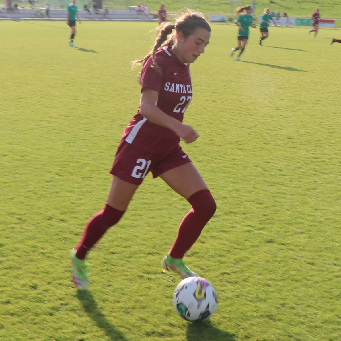 SCUWomensSoccer's tweet photo. Another dub on the trip!

#StampedeTogether https://t.co/2qq5BcfGxo