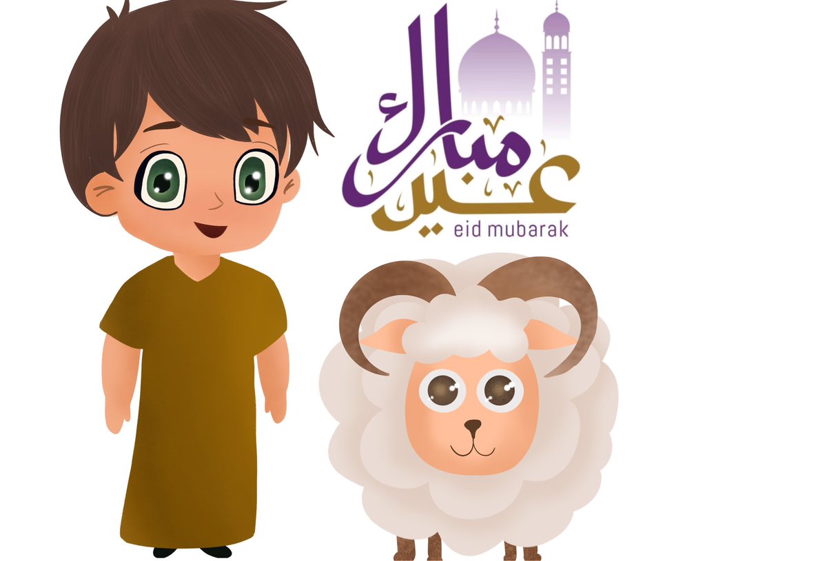 Jilanaaa's tweet photo. بطاقات تهنئة للعيد 🥰😍 عيدكم مبارك #Eid2023  #procreateart #illusrtationart https://t.co/o59Bi5rj36