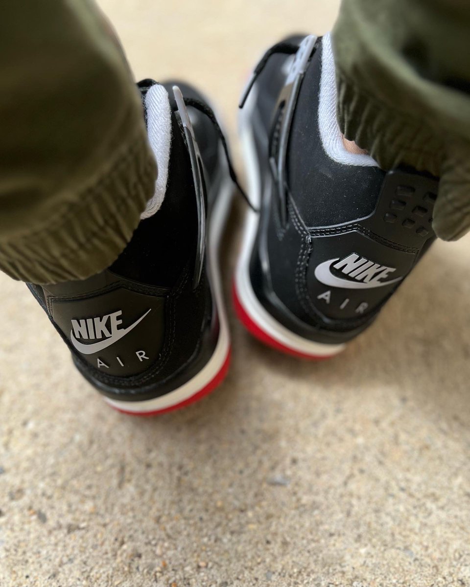 What’s your favorite Jordan 4? 
Mine are these babies right here 🖤♥️🩶

👟: 2019 Jordan 4 “Bred” 💯

#kotd #snkrsliveheatingup