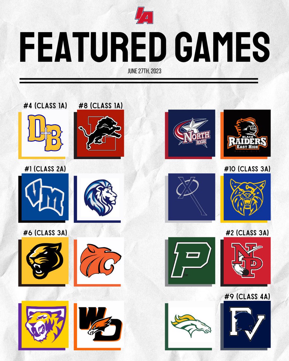 Featured Games - June 27, 2023

#IAbaseball