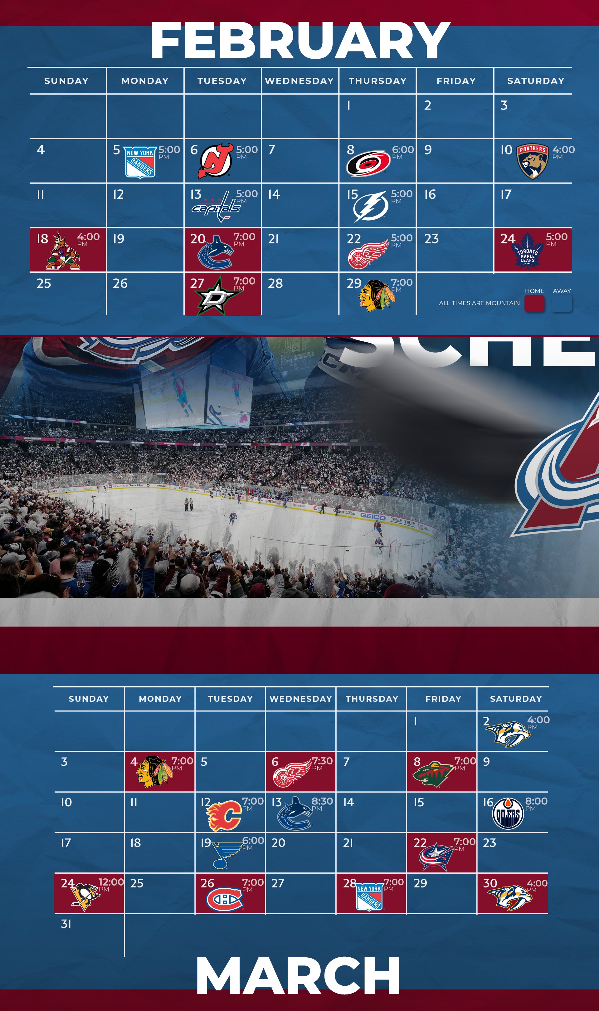 Colorado Avalanche on X: 🥁🥁🥁 The 2023-24 schedule is here! #GoAvsGo   / X