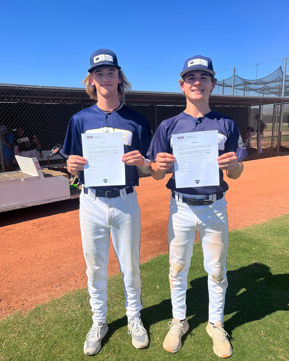 Congrats to 2025’s Luke Bailey (Christian HS/UCSB commit) &amp; Tommy Entrekin (Granite Hills/Cal Bap commit) on their invites to the USA Baseball Workout tonight. #ProgramStrong #weareCBA <a href="/CBABaseballUSA/">CBA Baseball</a> <a href="/Luke_Bailey5/">Luke Bailey</a> <a href="/entrekin_tommy/">Tommy Entrekin</a>