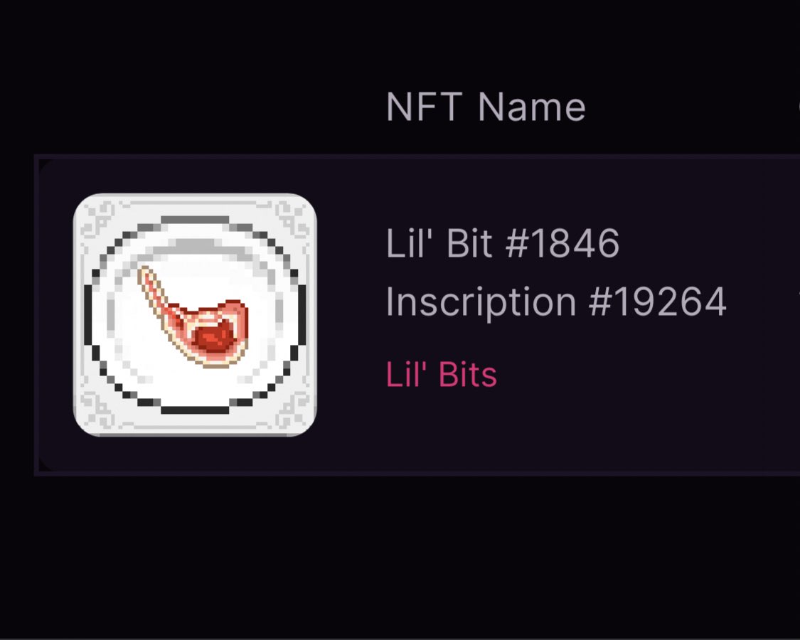 TMACCAGB's tweet photo. Thankyou @lilbitsordinals I just received my #sub20k inscription 🤑 👩‍🍳 definitely a piece of history #btc #OrdinalNFTs https://t.co/CbS8qp47Yc