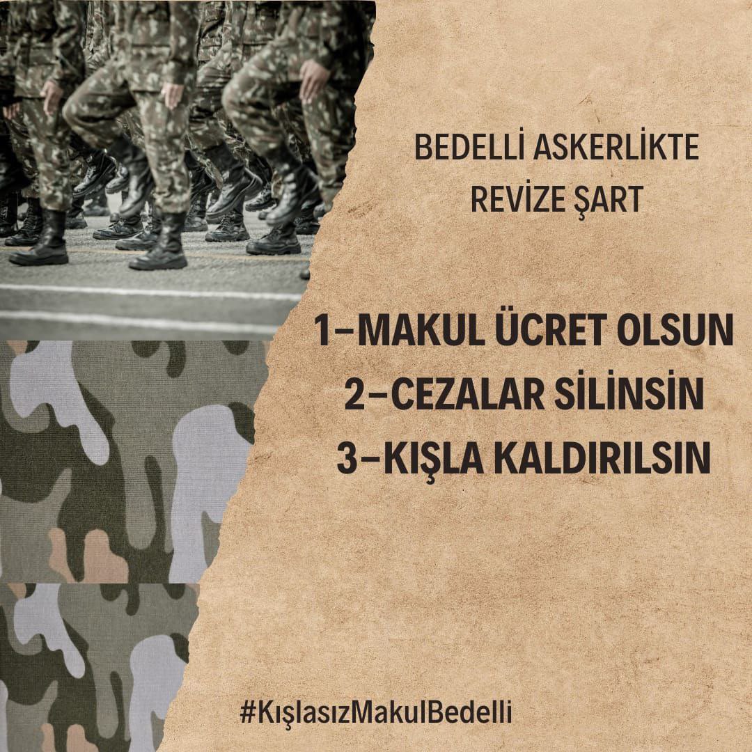<a href="/VahdetOzkocak/">Vahdet ÖZKOÇAK</a> Vahdet hocam
#BedelliAskerlikRevize
Bekliyoruz artık 2.5 yıllık mağduriyet bitmeli