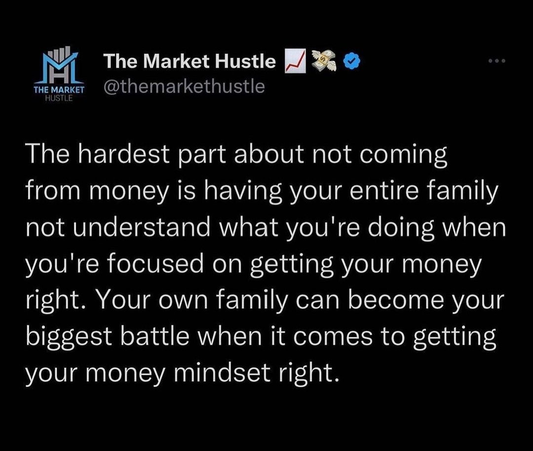 SERIOUSLY.
THEY'LL THINK YOU'RE CRAZY.
SOME OF THEM WILL HAVE THE HARDEST TIME BEING ON THE SAME PAGE AS YOU.
YOU'LL GO THRU MORE ADVERSITIES THAN EVER.

DON'T YOU EVER GIVE UP!
WE OUT HERE BREAKING THESE GENERATIONAL CURSES!
<a href="/HectorLaMarque/">Hector LaMarque</a> listening to you right now from WCC!