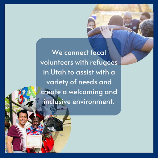 UTRefugeeServe's tweet photo. The @KYNSLC  program is a partnership between @SLCgov and @UtahGov. We connect local volunteers with refugees in Utah to assist with a variety of needs and create a welcoming and inclusive environment.  https://t.co/HTagGsDXnh https://t.co/BLnl4dfsHN