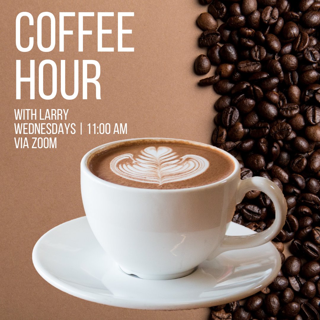 TLCFortWorth's tweet photo. Join Larry every Wednesday at 11:00 am for
COFFEE HOUR
via Zoom.

Check your "This WEEK at Trinity" email for Zoom link!

#TLCFW #CoffeeHour https://t.co/exPh7VPYQl